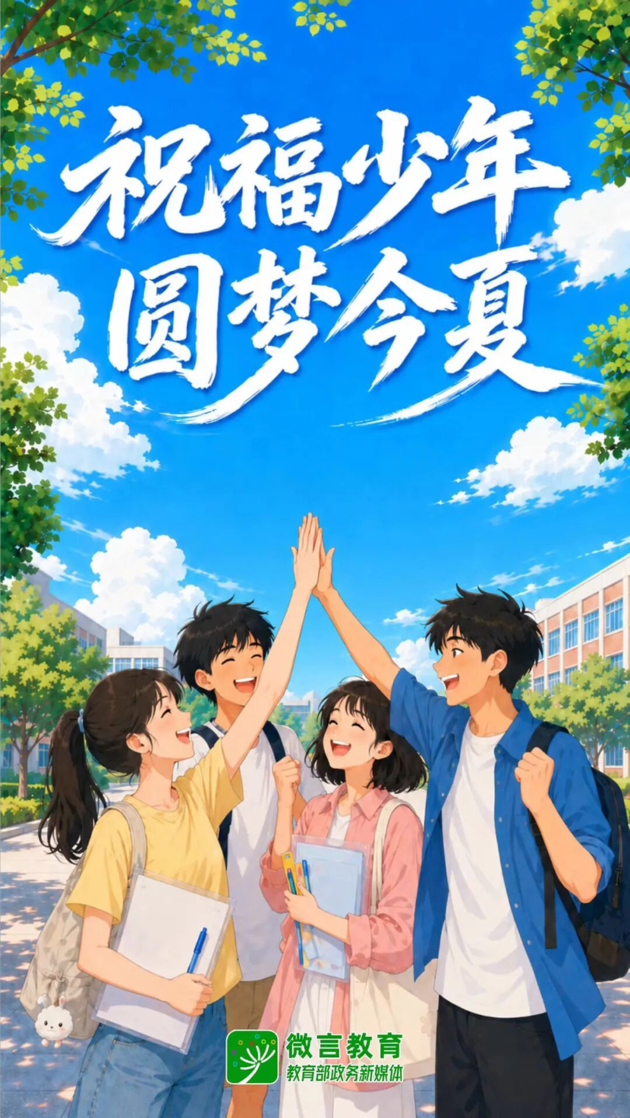 祝福大家·圆梦今夏