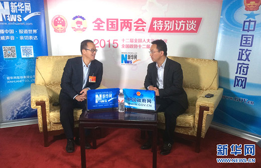 全国政协委员俞敏洪接受新华网、中国政府网记者专访