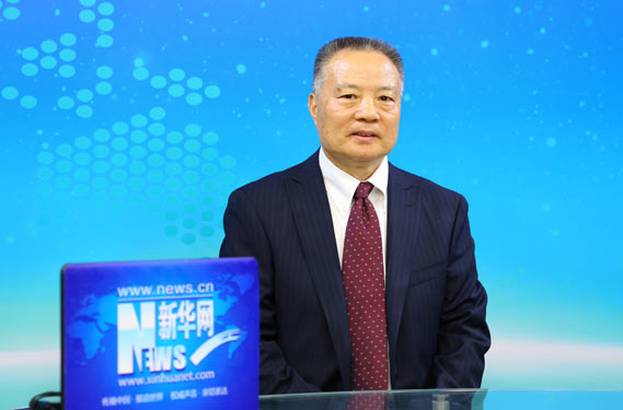 中国工程院院士侯立安做客新华网