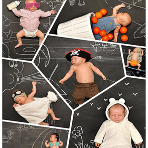 高清组图：宝宝的黑板创意奇幻之旅 组图