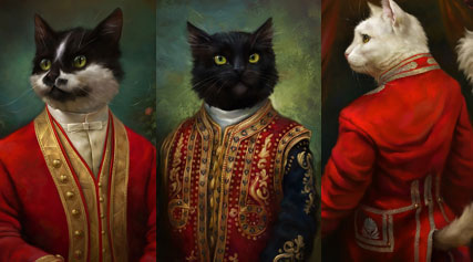 帅！喵星人皇家制服范儿 高清组图