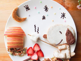 辣妈爱心食物拼盘红网络