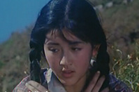 谢娜14岁拍电影青涩照曝光 麻花辫婴儿肥