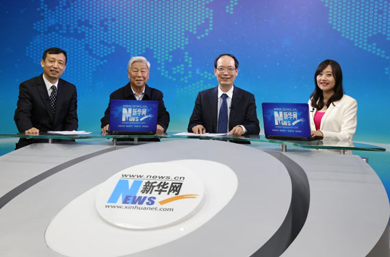 吕大鹏、柴志明、乔映宾在访谈现场