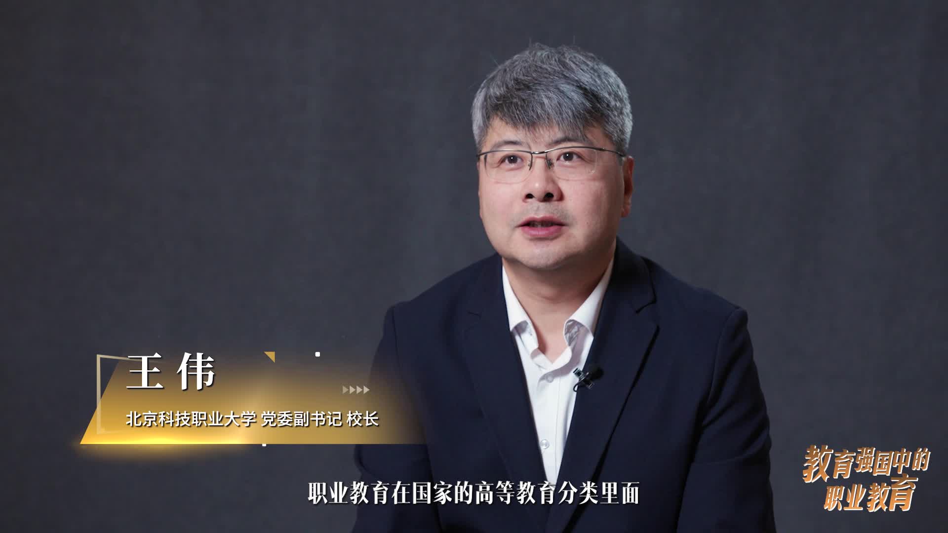 王伟：类型教育立根本 精准育才助强国